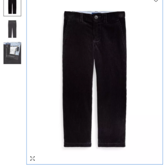 Ralph Lauren - pantaloni raiat negru
