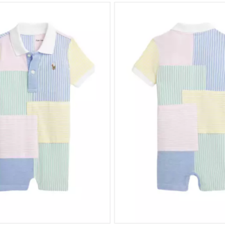 Ralph Lauren salopeta bumbac multicolor patch