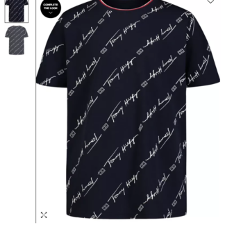 Tommy Hilfiger tricou bumbac navy logo