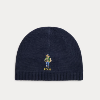 Ralph Lauren caciula bumbac navy urs