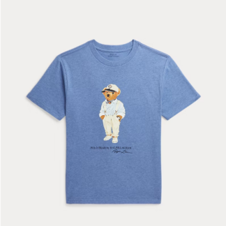 Ralph Lauren tricou bumbac model urs albastru
