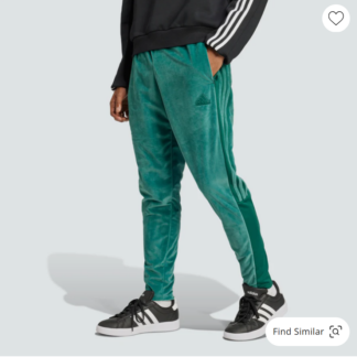ADIDAS pantaloni de trening velour marime M