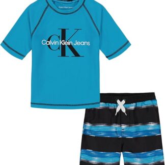 Calvin Klein set bluza de plaja si sort de baie