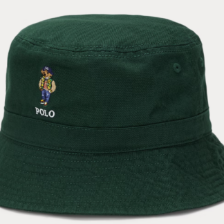 Ralph Lauren palarie bucket verde urs