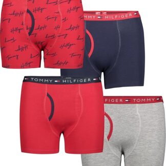 Tommy Hilfiger set 4 perechi boxeri rosu