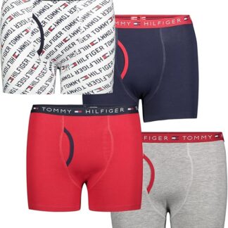 Tommy Hilfiger set 4 perechi boxeri alb logo