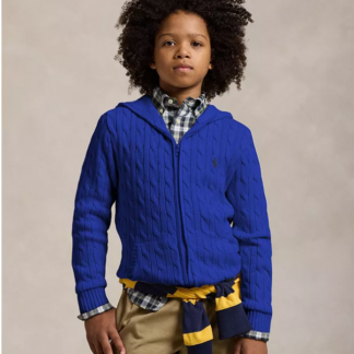 Ralph Lauren pulover cu gluga si fermoar