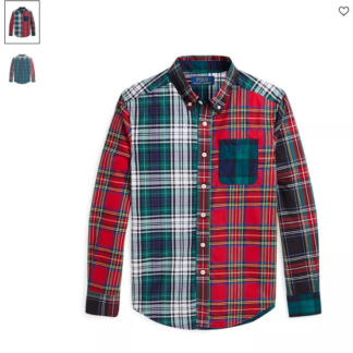 Ralph Lauren camasa Plaid Cotton Fun Shirt