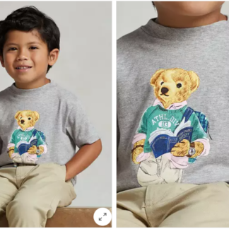 Ralph Lauren tricou urs gri