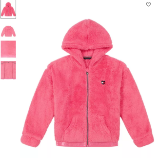 Tommy Hilfiger - bluza sherpa roz