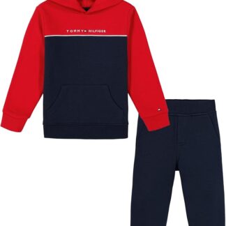 Tommy Hilfiger set trening navy/rosu