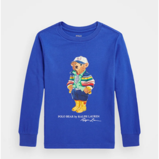 Ralph Lauren bluza bumbac model urs albastra