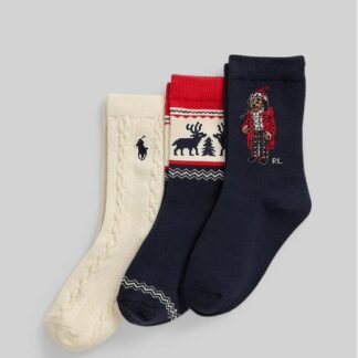 Ralph Lauren set sosete urs 4-7 ani