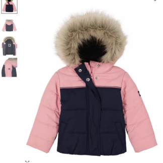 Tommy Hilfiger geaca iarna roz/navy