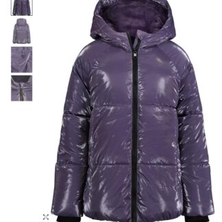Calvin Klein shine puffer geaca iarna mov