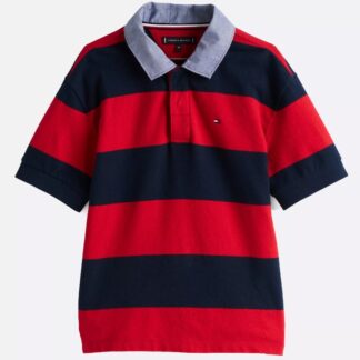 Tommy Hilfiger tricou polo rosu/navy
