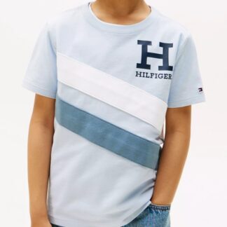 Tommy Hilfiger tricou Diagonal Colorblock Logo