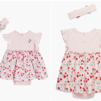 Set body rochita cu bentita set bumbac