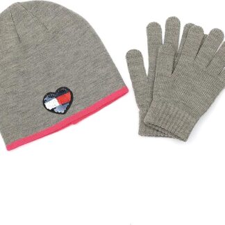 Tommy Hilfiger set caciula si manusi 8-16 ani gri