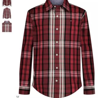 Tommy Hilfiger camasa red plaid