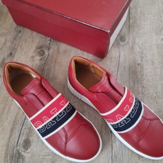 Bally Wilson Wicker Logo Band Slip-On Sneakers mar 44