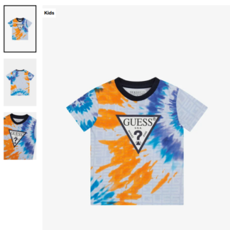 GUESS tricou bumbac dye