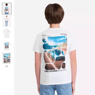 Abercrombie Kids tricou car paradise