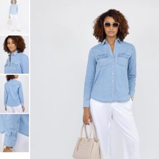 US Polo Assn - Camasa denim albastru mar S