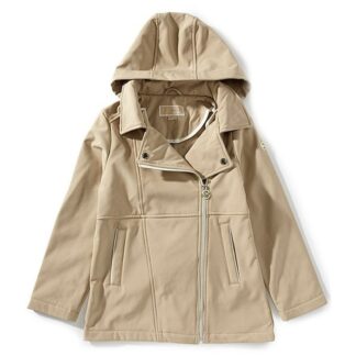 Michael Kors Asymetirc Soft Shell Hoodie Jacket