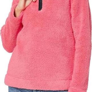 Tommy Hilfiger jacheta sherpa cu fermoar 1/4