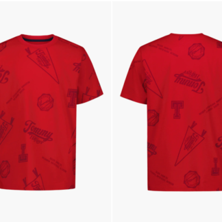 Tommy Hilfiger tricou rosu logo