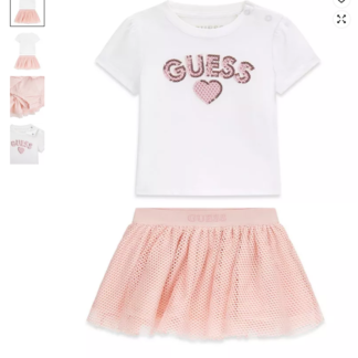 GUESS set tricou si fusta